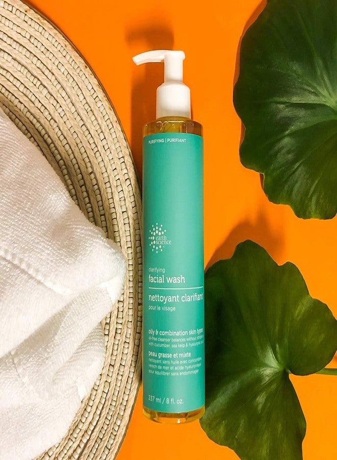 EARTH SCIENCE - Gentle Clarifying Facial Wash For Oily, Combination Skin Types (2pk, 8 fl. oz.) - Image 5